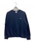 LACOSTE（ラコステ）の古着「プレミアムコットンクルーネックスウェット/LACOSTEスウェット」｜ネイビー