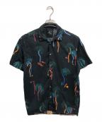PAUL SMITHポールスミス）の古着「アロハシャツ/Paul Smithシャツ」｜ブラック