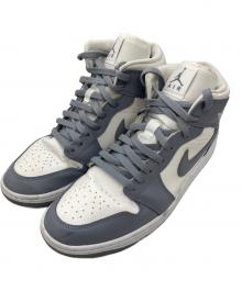 NIKE（ナイキ）の古着「Air Jordan 1 Mid」｜ホワイト×グレー