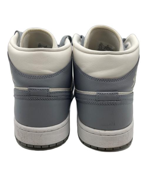 NIKE（ナイキ）NIKE (ナイキ) Air Jordan 1 Mid ホワイト×グレー サイズ:US10.5の古着・服飾アイテム
