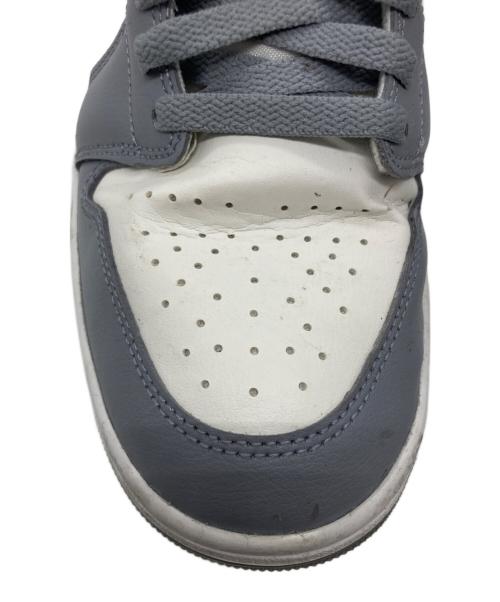 NIKE（ナイキ）NIKE (ナイキ) Air Jordan 1 Mid ホワイト×グレー サイズ:US10.5の古着・服飾アイテム