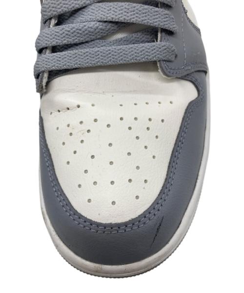 NIKE（ナイキ）NIKE (ナイキ) Air Jordan 1 Mid ホワイト×グレー サイズ:US10.5の古着・服飾アイテム