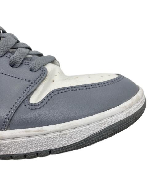 NIKE（ナイキ）NIKE (ナイキ) Air Jordan 1 Mid ホワイト×グレー サイズ:US10.5の古着・服飾アイテム