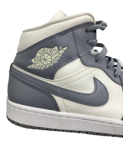 NIKE（ナイキ）NIKE (ナイキ) Air Jordan 1 Mid ホワイト×グレー サイズ:US10.5の古着・服飾アイテム