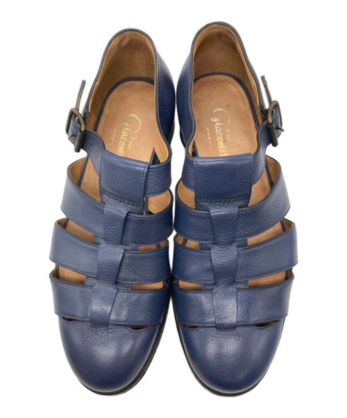 Giacometti（ジャコメッティ）Giacometti (ジャコメッティ) グルカサンダル ブルー サイズ:40 2/1の古着・服飾アイテム