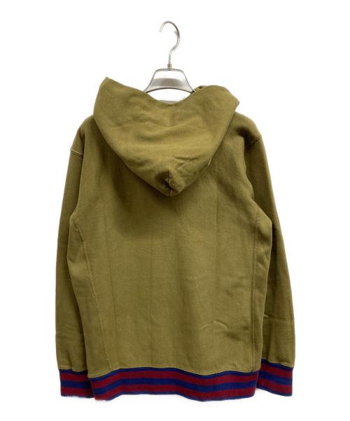 Champion REVERSE WEAVE（チャンピオン リバース ウィーブ）Champion REVERSE WEAVE (チャンピオン リバース ウィーブ) ワッペンパーカー グリーン サイズ:Mの古着・服飾アイテム