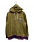 Champion REVERSE WEAVE（チャンピオン リバース ウィーブ）の古着「ワッペンパーカー」｜グリーン