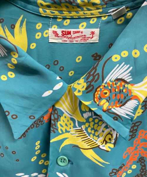 Sun Surf（サンサーフ）Sun Surf (サンサーフ) RAYON HAWAIIAN SHIRT “TROPICAL FISH” ブルー サイズ:XLの古着・服飾アイテム