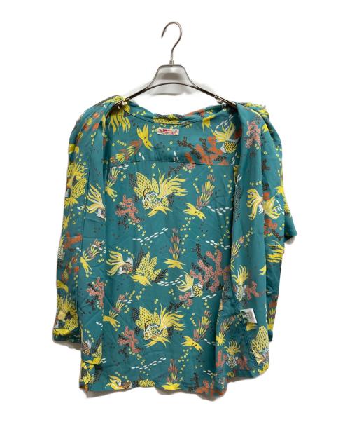 Sun Surf（サンサーフ）Sun Surf (サンサーフ) RAYON HAWAIIAN SHIRT “TROPICAL FISH” ブルー サイズ:XLの古着・服飾アイテム