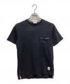 Thom Browneトムブラウン）の古着「ジャージー ポケット Tシャツ/Thom BrowneTシャツ」｜ネイビー
