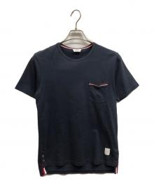 Thom Browne（トムブラウン）の古着「ジャージー ポケット Tシャツ/Thom BrowneTシャツ」｜ネイビー