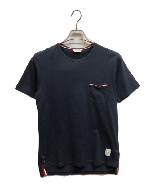 Thom Browne（トムブラウン）Thom Browne (トムブラウン) ジャージー ポケット Tシャツ/Thom BrowneTシャツ ネイビー サイズ:1の古着・服飾アイテム