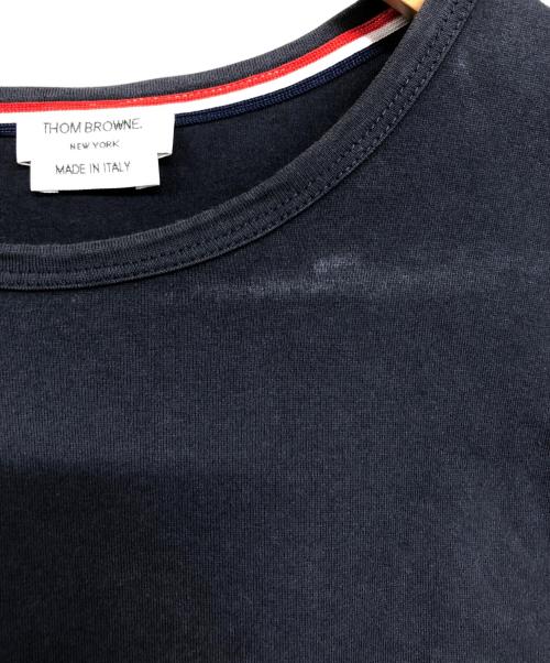 Thom Browne（トムブラウン）Thom Browne (トムブラウン) ジャージー ポケット Tシャツ/Thom BrowneTシャツ ネイビー サイズ:1の古着・服飾アイテム