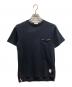 Thom Browne（トムブラウン）の古着「ジャージー ポケット Tシャツ/Thom BrowneTシャツ」｜ネイビー