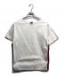 Thom Browne (トムブラウン) トリコロールサイドラインTシャツ ホワイト サイズ:1：9000円