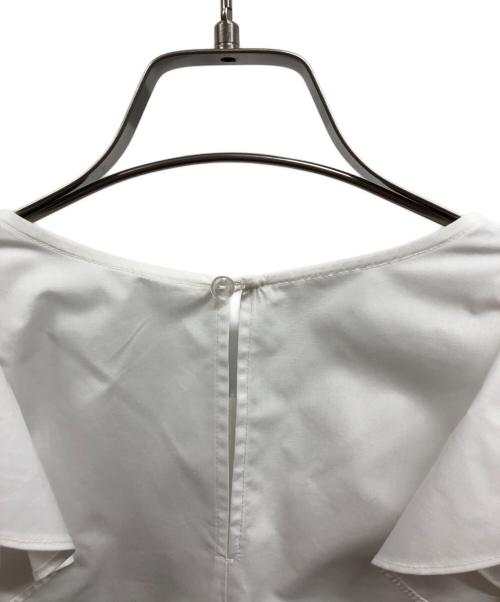 CADUNE（カデュネ）CADUNE (カデュネ) ボリュームスリーブブラウス/CADUNEブラウス ホワイト サイズ:36の古着・服飾アイテム