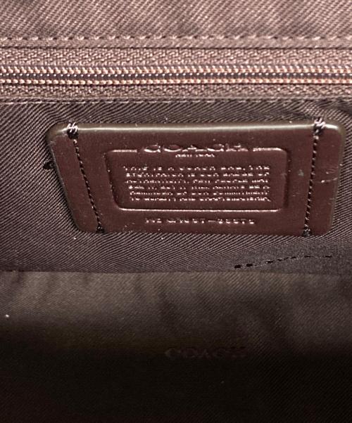 COACH（コーチ）COACH (コーチ) イーディーターン ロック レザーチェーントート バッグ グレーの古着・服飾アイテム