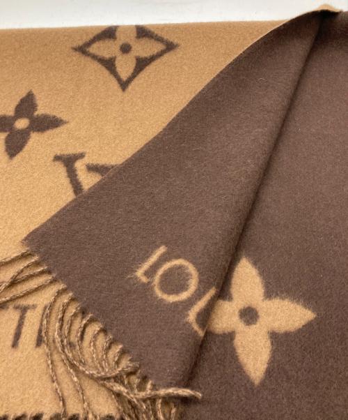 LOUIS VUITTON（ルイ ヴィトン）LOUIS VUITTON (ルイ ヴィトン) カシミヤマフラー　エシャルプ レイキャビック ブラウン サイズ:170cm×45cmの古着・服飾アイテム