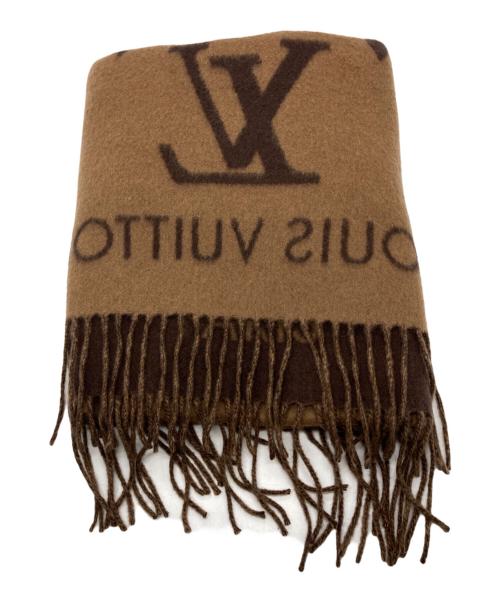 LOUIS VUITTON（ルイ ヴィトン）LOUIS VUITTON (ルイ ヴィトン) カシミヤマフラー　エシャルプ レイキャビック ブラウン サイズ:170cm×45cmの古着・服飾アイテム