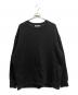 ACNE STUDIOS（アクネ ストゥディオズ）の古着「Fin Circle Logo Crew Sweat/ACNE STUDIOSスウェット」｜ブラック
