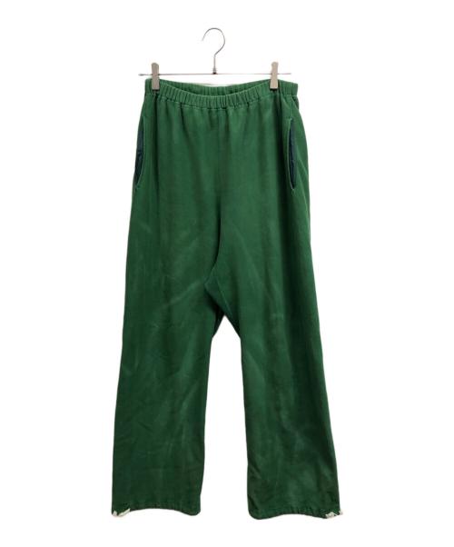 refomed（リフォメッド）refomed (リフォメッド) ウォッシュドスウェットパンツ/refomedパンツ グリーン サイズ:3の古着・服飾アイテム