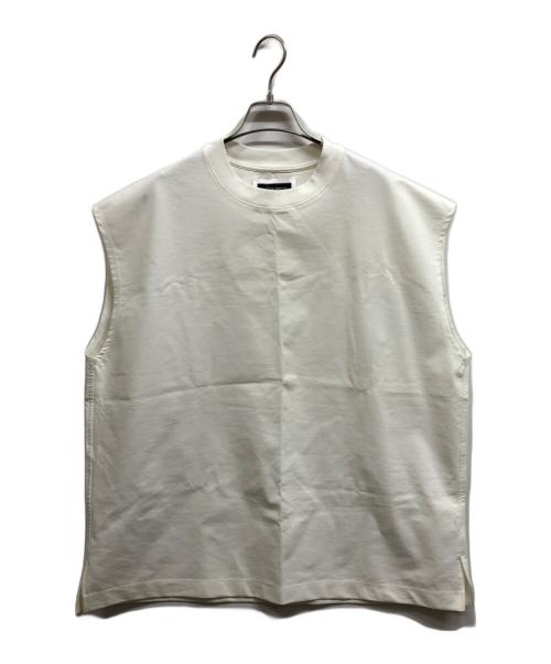 MAISON SPECIAL（メゾンスペシャル）MAISON SPECIAL (メゾンスペシャル) スマッシングポンチプライムプルオーバーノースリーブ/MAISON SPECIALTシャツ ホワイト サイズ:1 未使用品の古着・服飾アイテム