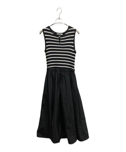 ANAYI（アナイ）ANAYI (アナイ) タフタコンビドッキング ワンピース/ANAYIワンピース ブラック サイズ:38の古着・服飾アイテム