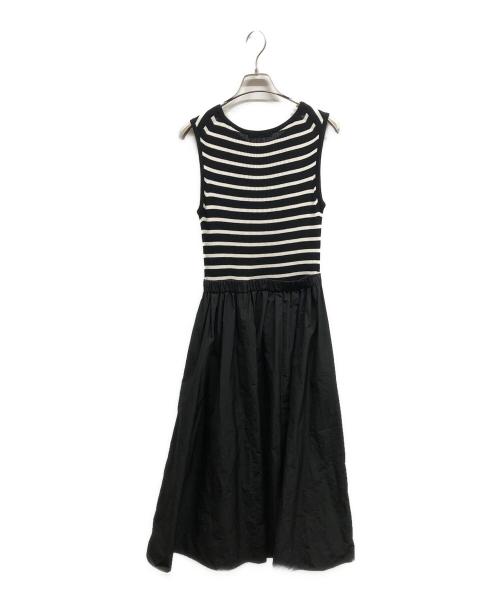 ANAYI（アナイ）ANAYI (アナイ) タフタコンビドッキング ワンピース/ANAYIワンピース ブラック サイズ:38の古着・服飾アイテム
