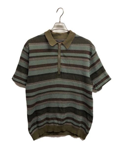 BEAMS PLUS（ビームスプラス）BEAMS PLUS (ビームスプラス) Half Zip Knit Polo/BEAMS PLUS グリーン サイズ:Lの古着・服飾アイテム
