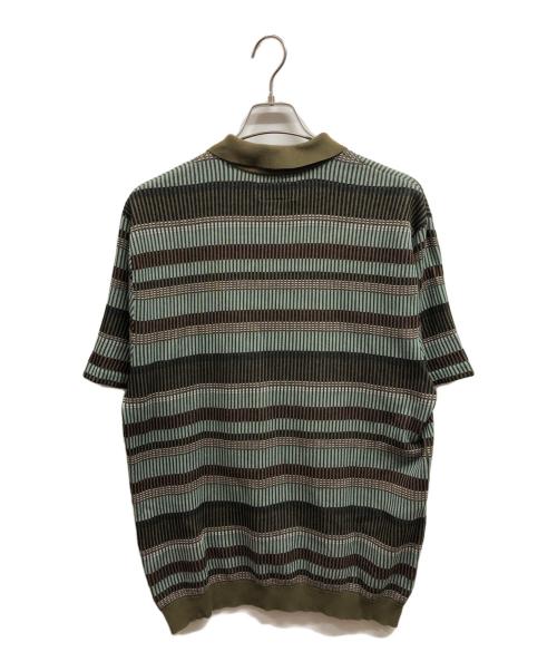 BEAMS PLUS（ビームスプラス）BEAMS PLUS (ビームスプラス) Half Zip Knit Polo/BEAMS PLUS グリーン サイズ:Lの古着・服飾アイテム