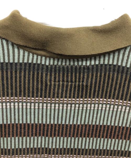 BEAMS PLUS（ビームスプラス）BEAMS PLUS (ビームスプラス) Half Zip Knit Polo/BEAMS PLUS グリーン サイズ:Lの古着・服飾アイテム