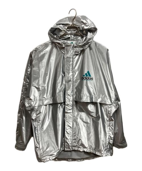 adidas（アディダス）adidas (アディダス) WINDBREAKER シルバー サイズ:2XLの古着・服飾アイテム