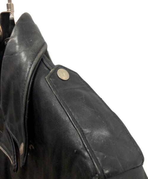 Schott（ショット）Schott (ショット) ダブルライダースジャケット/Schottジャケット ブラック サイズ:8の古着・服飾アイテム