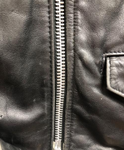 Schott（ショット）Schott (ショット) ダブルライダースジャケット/Schottジャケット ブラック サイズ:8の古着・服飾アイテム