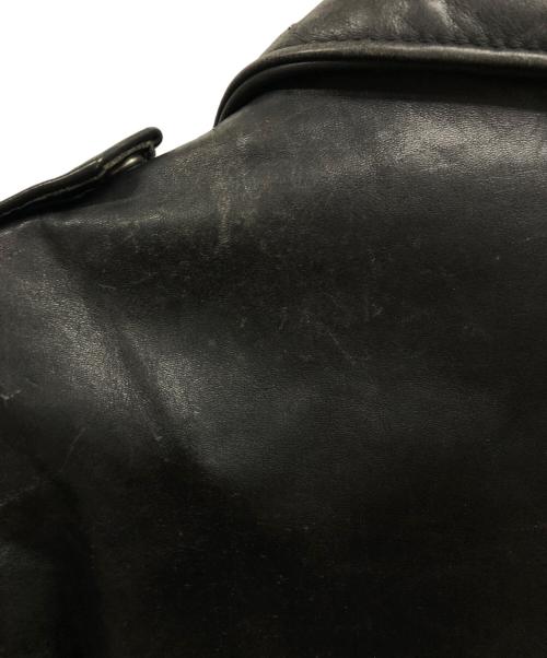 Schott（ショット）Schott (ショット) ダブルライダースジャケット/Schottジャケット ブラック サイズ:8の古着・服飾アイテム
