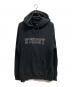 stussy（ステューシー）の古着「Applique Hoodie/stussyパーカー」｜ブラック
