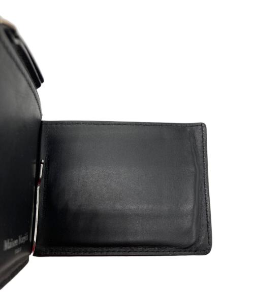 Maison Margiela（メゾンマルジェラ）Maison Margiela (メゾンマルジェラ) 2つ折り財布/マネークリップウォレット/Maison Margiela財布 ブラックの古着・服飾アイテム