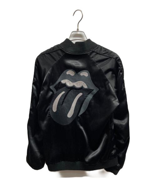 THE ROLLING STONES（ザ ローリングストーンズ）The Rolling Stones (ザ ローリングストーンズ) JACKROSE (ジャックローズ) スカジャン/JACKROSEジャケット ブラック サイズ:3の古着・服飾アイテム