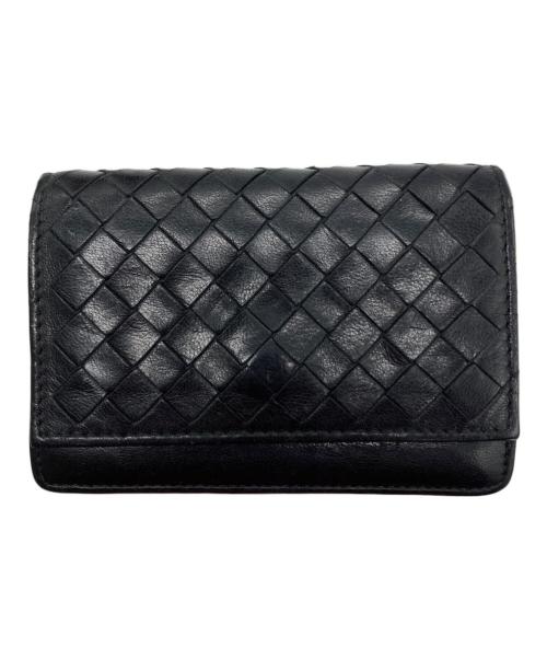 BOTTEGA VENETA（ボッテガベネタ）BOTTEGA VENETA (ボッテガベネタ) カードケース/BOTTEGA VENETA財布/ ブラックの古着・服飾アイテム