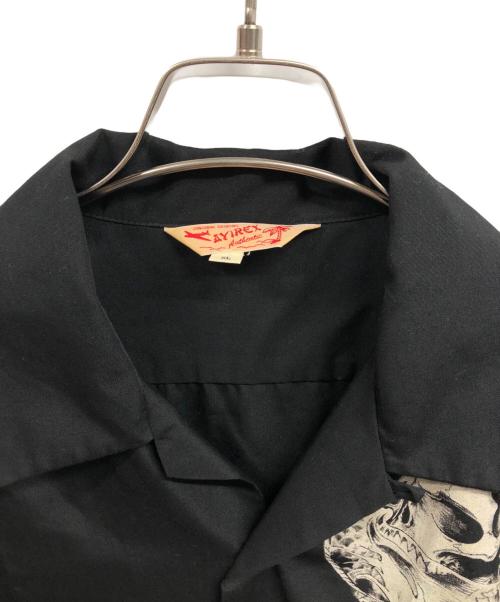 AVIREX（アヴィレックス）AVIREX (アヴィレックス) アロハシャツ/AVIREXシャツ ブラック サイズ:XLの古着・服飾アイテム
