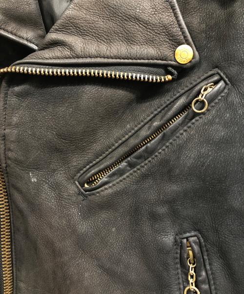 Schott（ショット）Schott (ショット) ダブルライダースジャケット/Schottジャケット ブラック サイズ:36の古着・服飾アイテム
