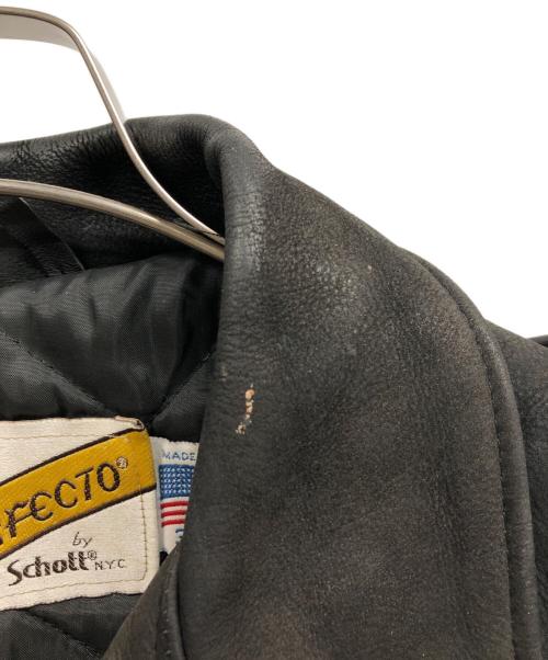 Schott（ショット）Schott (ショット) ダブルライダースジャケット/Schottジャケット ブラック サイズ:36の古着・服飾アイテム