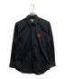 PLAY COMME des GARCONS（プレイコムデギャルソン）の古着「Shirt With Red Emblem」｜ブラック