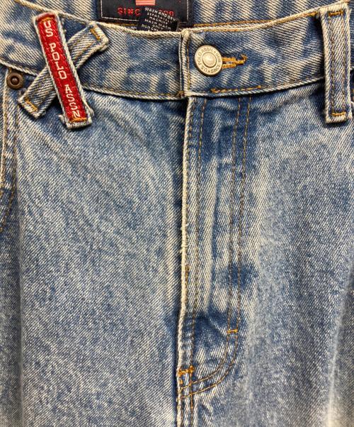 U.S POLO ASSN（ユーエスポロアッスン）U.S POLO ASSN (ユーエスポロアッスン) デニムカーゴパンツ スカイブルー サイズ:W32×L30の古着・服飾アイテム