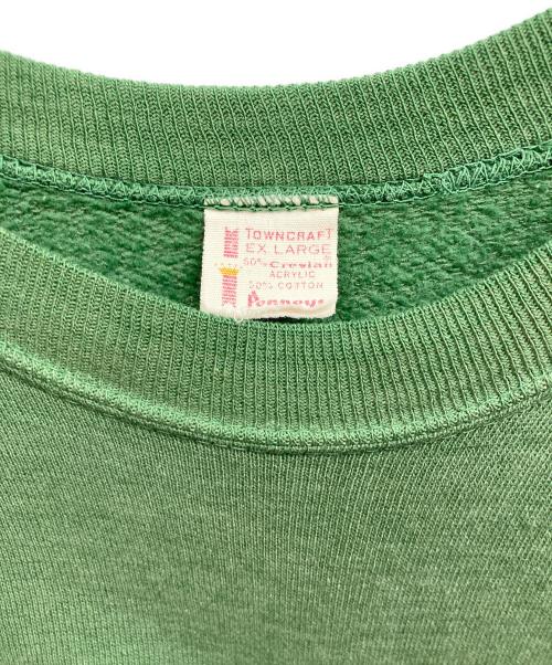 PENNEYS TOWNCRAFT（ペニーズタウンクラフト）PENNEYS TOWNCRAFT (ペニーズタウンクラフト) ヴィンテージ半袖スウェット グリーン サイズ:XLの古着・服飾アイテム