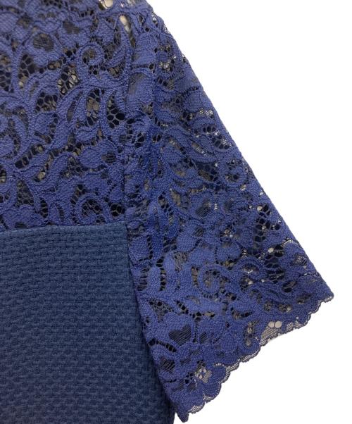 RALPH LAUREN（ラルフローレン）RALPH LAUREN (ラルフローレン) 半袖ワンピース ネイビー サイズ:6の古着・服飾アイテム