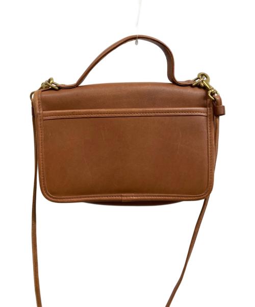 COACH（コーチ）COACH (コーチ) 2wayターンロックミニショルダーレザーバッグ ブラウンの古着・服飾アイテム