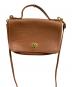 COACH (コーチ) 2wayターンロックミニショルダーレザーバッグ ブラウン：8000円
