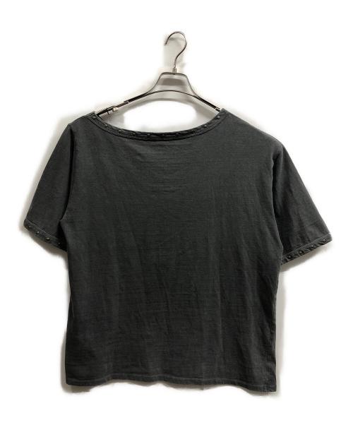 EVERYDAY I LIKE.（エヴリデイ アイ ライク）EVERYDAY I LIKE. (エヴリデイ アイ ライク) スタッズ Tシャツ グレー サイズ:ＦＲＥＥの古着・服飾アイテム