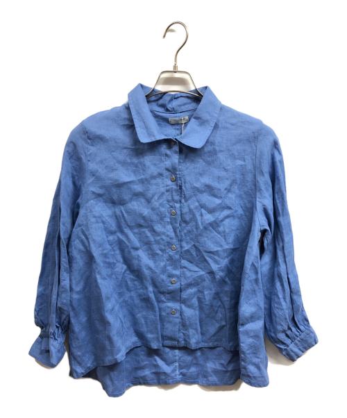 fog linen work（フォグリネンワーク）fog linen work (フォグリネンワーク) エディッタ シャツ/fog linen workシャツ ブルー サイズ:FREE 未使用品の古着・服飾アイテム